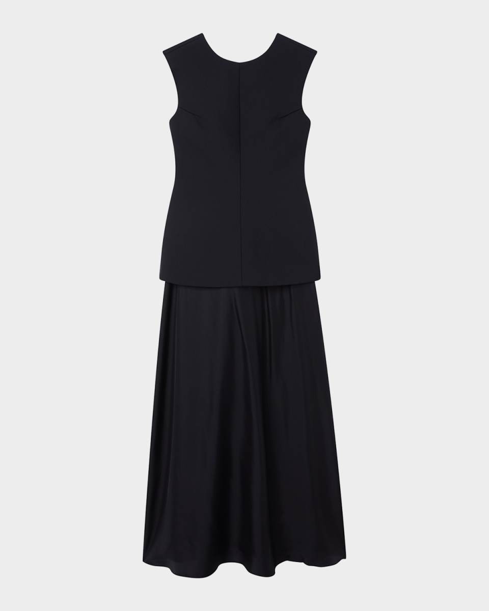 Sleeveless Open Back Dress